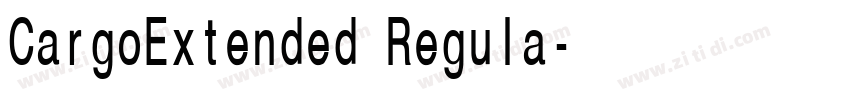 CargoExtended Regula字体转换